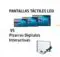 Pantallas táctiles LED vs pizarras digitales interactivas